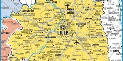 Térkép Lille állam