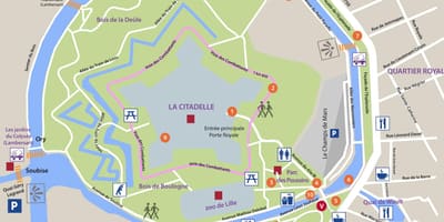 Térkép Lille park